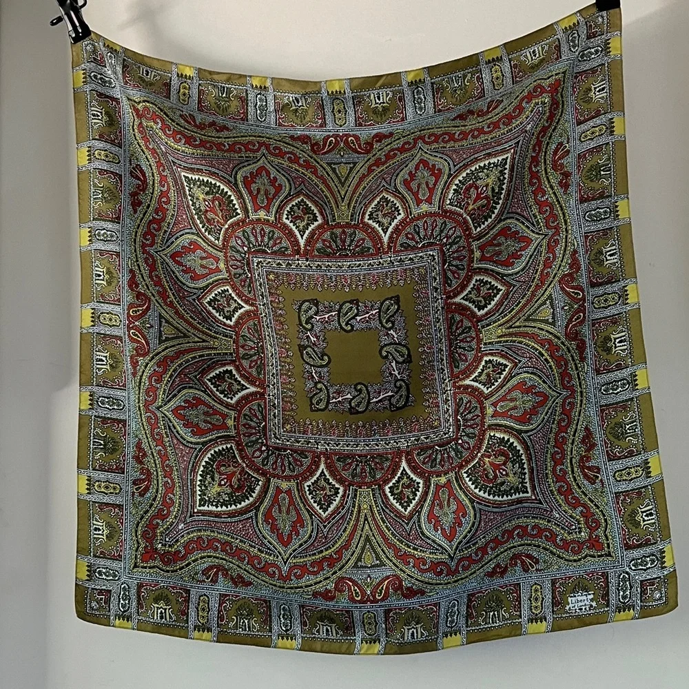 Liberty of London Multicolor Paisley Scarf - Picture 2 of 10